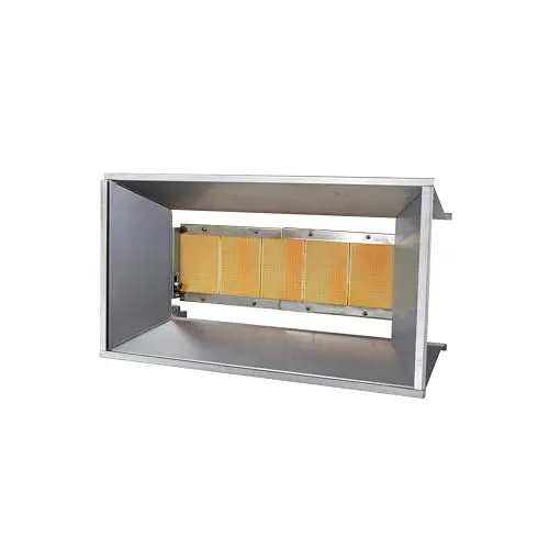 Mr. Heater 40,000 BTU natural gas radiant garage heater with pedestal mount