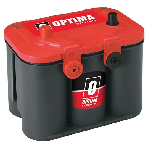 OPTIMA RedTop AGM starting battery with spiral cell technology