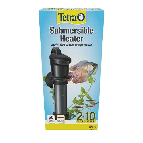 Tetra HT 50-watt submersible aquarium heater for small tanks