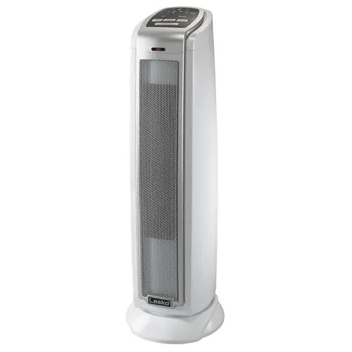 Lasko silver oscillating ceramic tower space heater