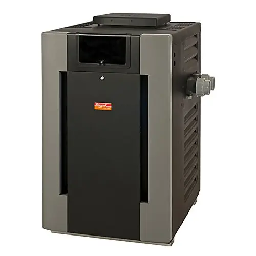 Raypak 336,000 BTU natural gas pool heater with backlit LCD display