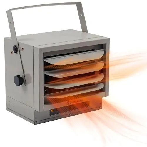 Comfort Zone 5,000-watt ceiling mounted electric garage heater