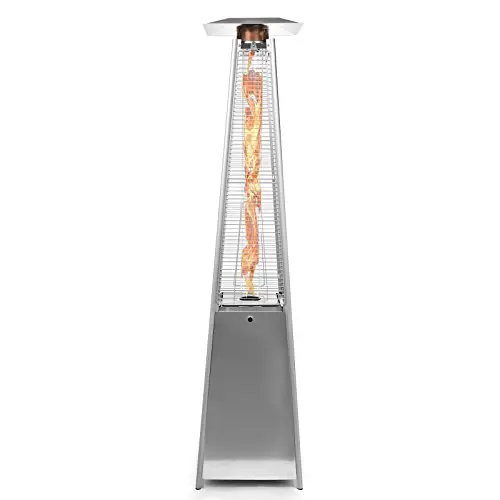 Thermo Tiki deluxe propane patio heater with dancing flame