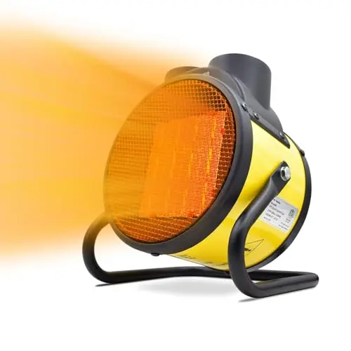 Buyplus orange portable electric patio heater with PTC technology