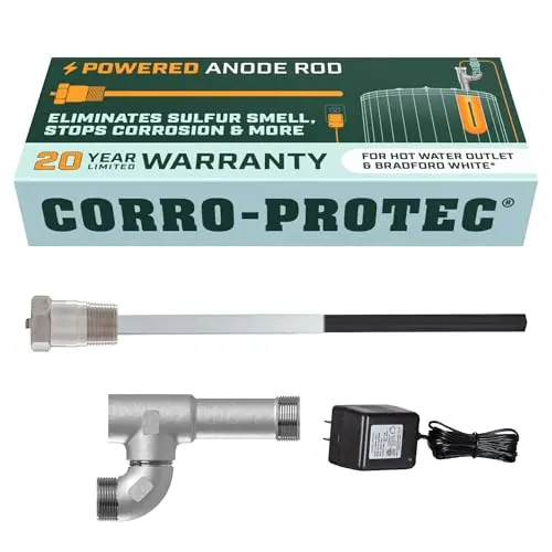 Corro-Protec powered anode rod for Bradford White water heaters