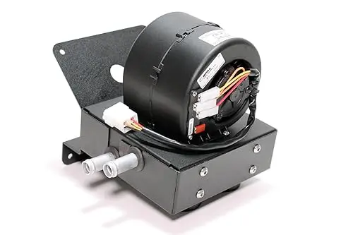 Inferno Cab Heater for Polaris General showing compact black design with vents