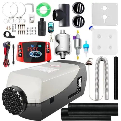 WAYSKA 8KW diesel heater with large 15L fuel tank