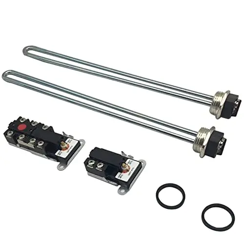 Alltemp water heater tune-up kit with TOD style thermostats and copper elements