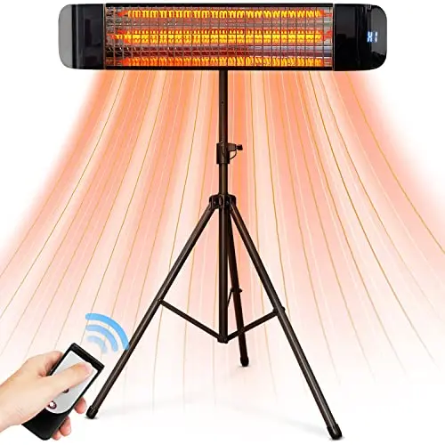 Paraheeter infrared patio heater with multiple mounting options