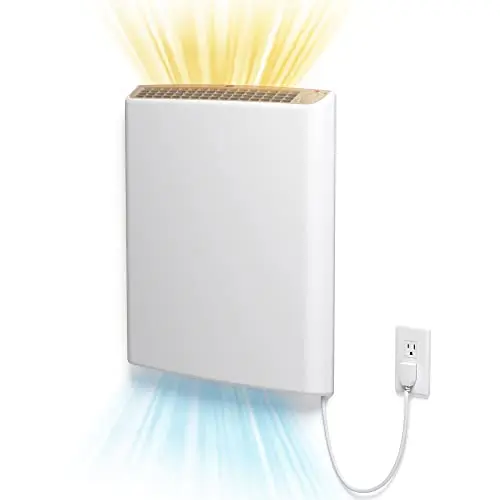 Envi electric panel wall heater with sleek white finish