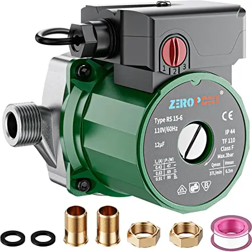 ZeroPone green recirculating pump with three-speed control