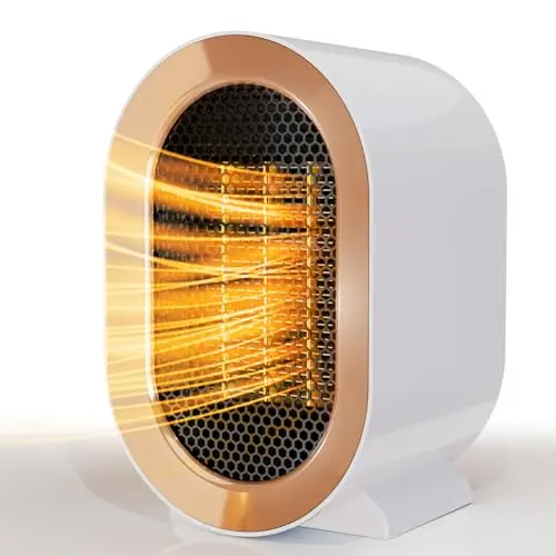 QQT white space heater on office desk