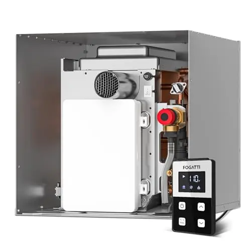 FOGATTI InstaShower 7 RV tankless water heater with optional door sizes