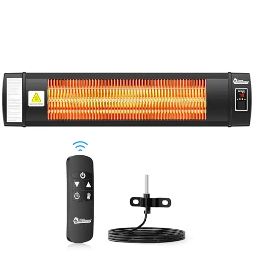 DR Infrared Heater smart greenhouse heater with digital display and wall mount