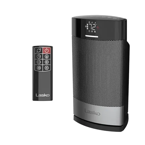 Lasko ellipse tabletop heater with digital display