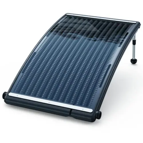 YiViKPE curved solar pool heater with reinforced aluminum legs