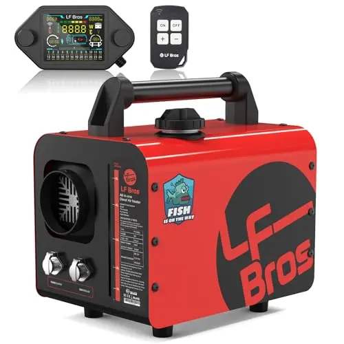 LF Bros 5KW diesel heater with timer and thermostat controls