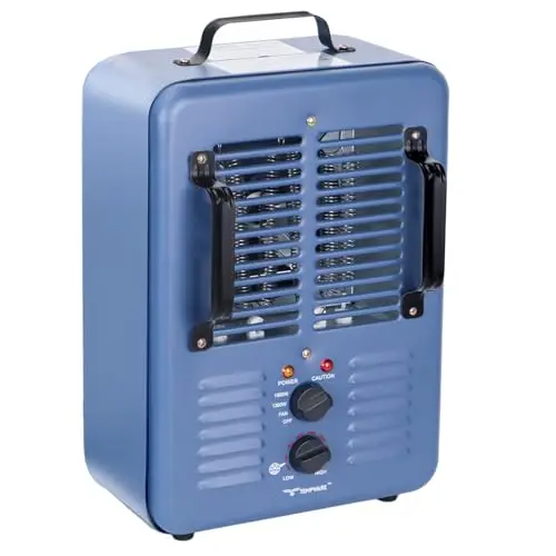 TEMPWARE milkhouse heater with anti-freeze setting for well house protection