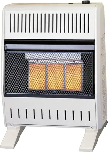 ProCom white infrared plaque heater with compact design