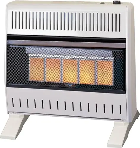 ProCom 25,000 BTU liquid propane ventless infrared plaque heater