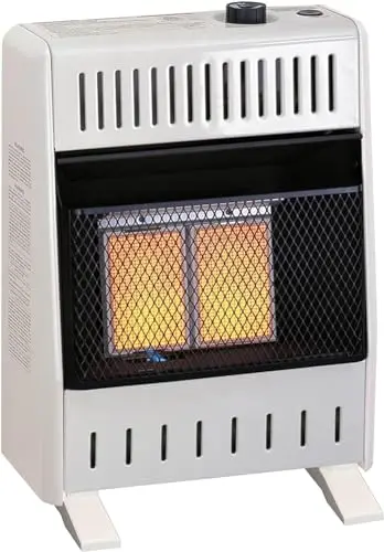 ProCom infrared plaque propane heater with thermostat