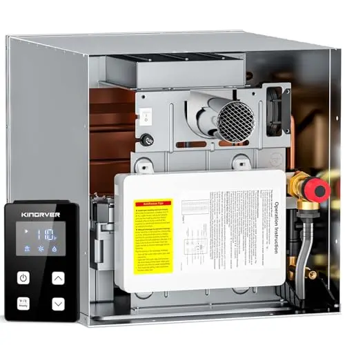 KINGRVER RV tankless water heater with high-altitude capability