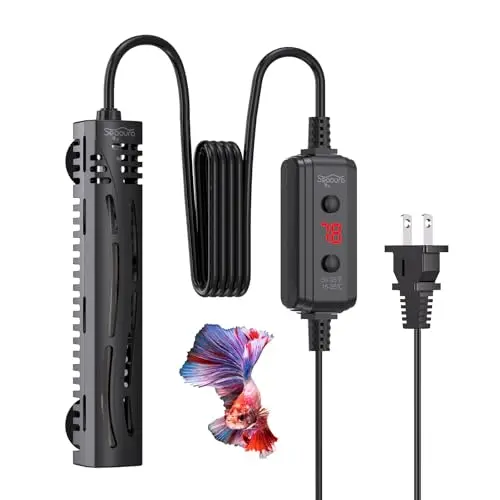 SEAOURA 50W mini aquarium heater with external digital controller