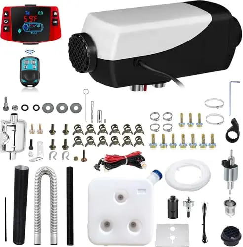 JEABONG 8KW diesel heater with LCD display and remote