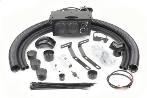 Ice Crusher UTV cab heater with multiple vents