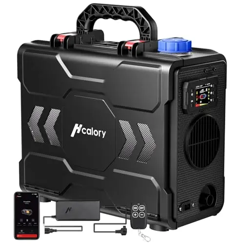 HCALORY 8KW toolbox-style diesel heater with app control