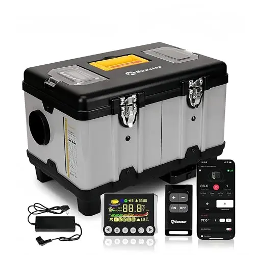 TB10 8KW toolbox diesel heater with portable handle design