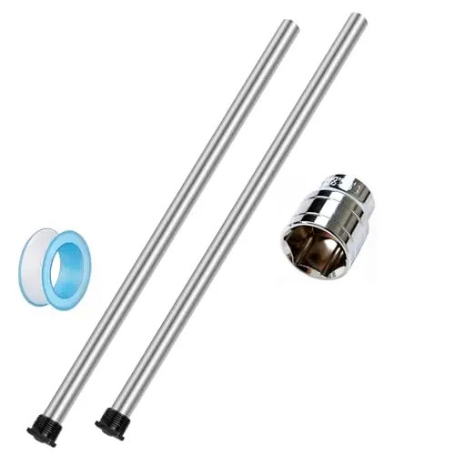 Vattceel 2-pack magnesium anode rods for water heater