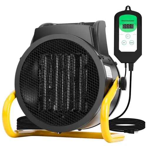 SOSUNLID greenhouse heater kit with digital thermostat and auto control