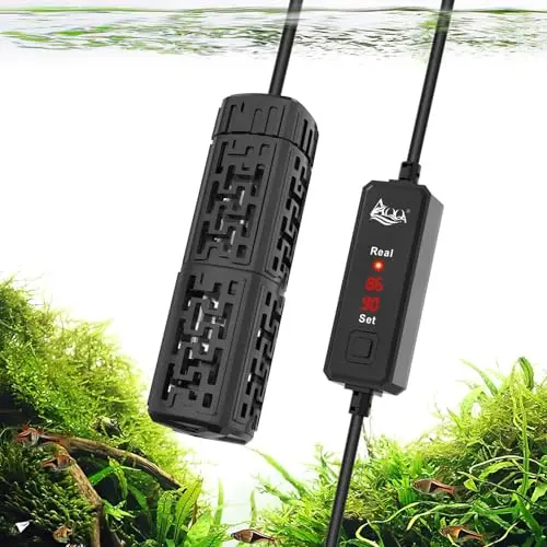 AQQA 50-watt adjustable aquarium heater with controller