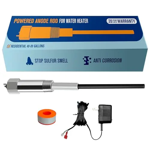 HertzEagle electric anode rod for 40-89 gallon water heaters