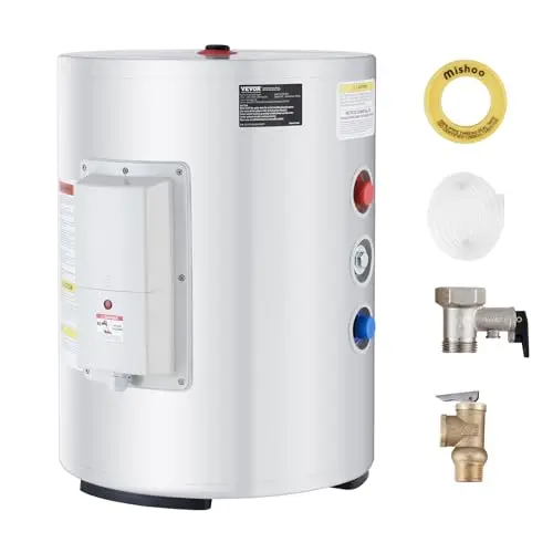 VEVOR 10 gallon electric tank water heater with LED display