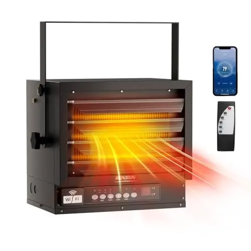 ROVSUN electric ceiling heater with smartphone app control