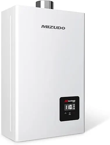 MIZUDO propane tankless water heater for indoor installation with constant temperature