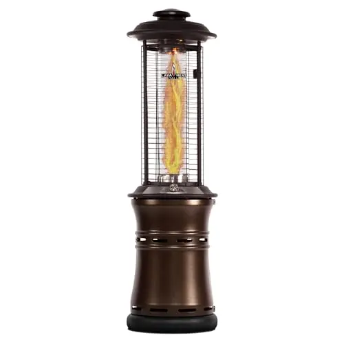 Lava Heat Italia heritage bronze collapsible propane patio heater