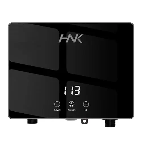 HNK 110V 3500W tankless electric water heater in black