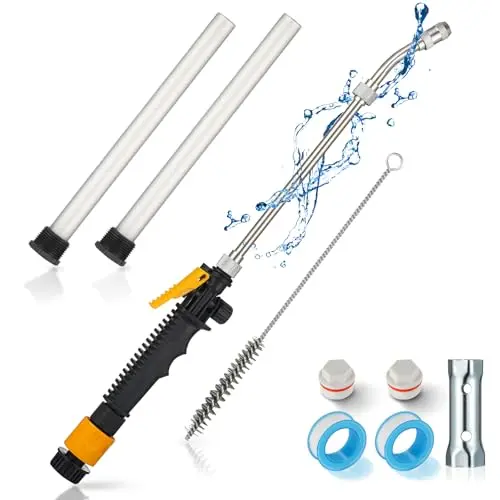 ChimimeDecor RV water heater anode rod and flush wand kit