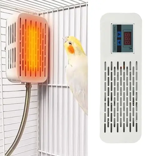 MANON ROSA adjustable bird heater with temperature control