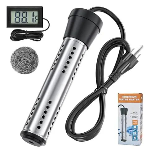 Dastminear 2000W immersion water heater with dry burn protection
