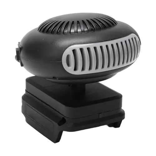 WALFRONT small black space heater with compact design for portable use