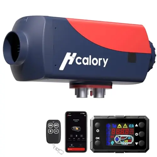HCALORY 5KW diesel heater with Bluetooth app
