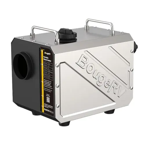BougeRV 5KW diesel heater with easy installation features
