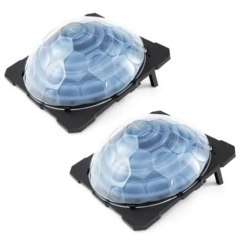 Toolsempire solar pool heater with dome cover and foldable legs