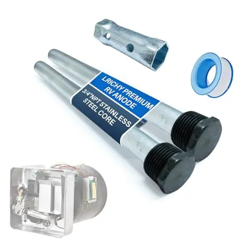 Lrichy magnesium anode rod 2-pack for Suburban RV water heaters