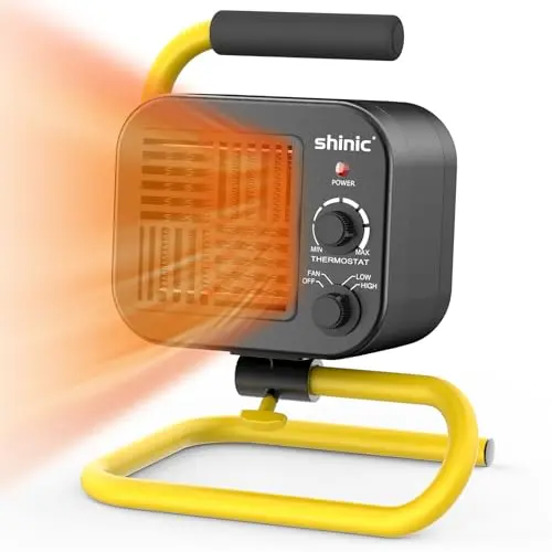 Shinic portable garage heater with adjustable tilt head