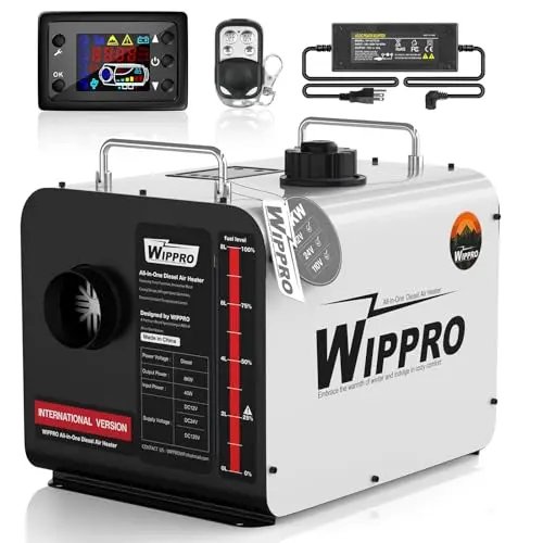 WIPPRO 8KW diesel heater with anti-leak technology